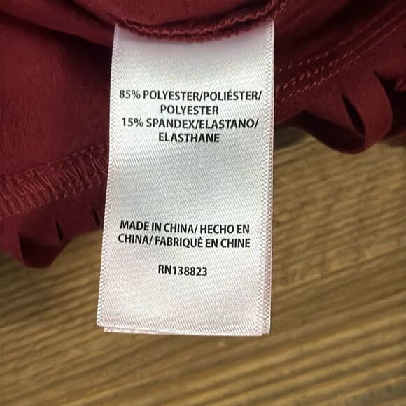 Idyllwind Womens Stylish Fringe Skirt - Dark Red - Picture 6 of 6